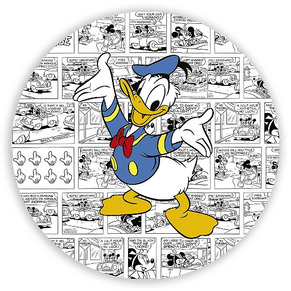 Painel Redondo - Donald - Sublimado 3D