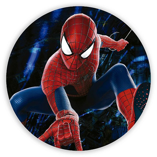 Painel Redondo - Homem Aranha - Sublimado 3D