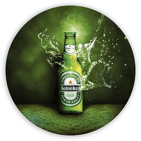 Painel Redondo - Heineken - Sublimado 3D