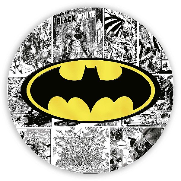 Painel Redondo - Batman - Sublimado 3D