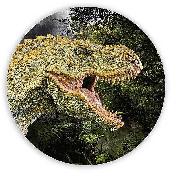 Painel Redondo - Dinossauro - Sublimado 3D