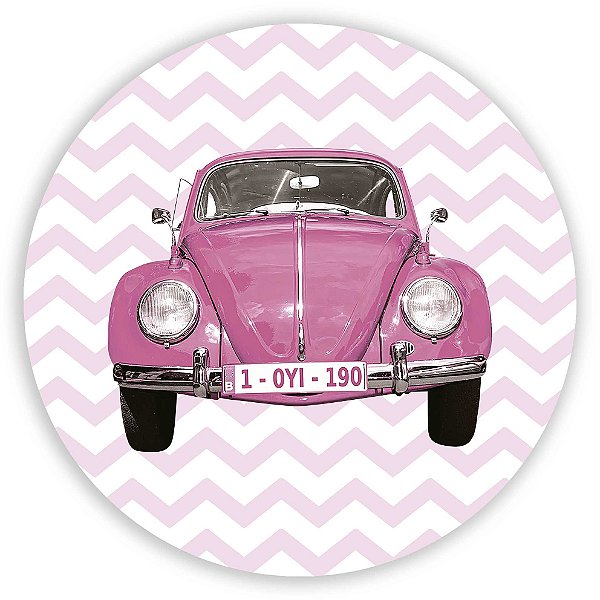Painel Redondo - Fusca - Sublimado 3D