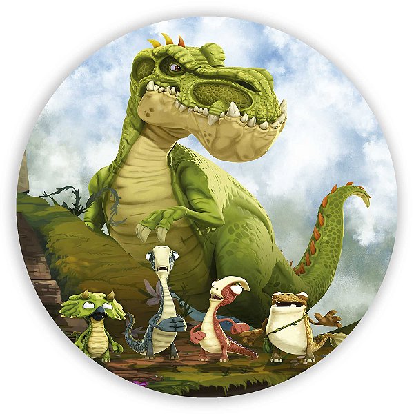 Painel Redondo - Gigantossauro - Sublimado 3D