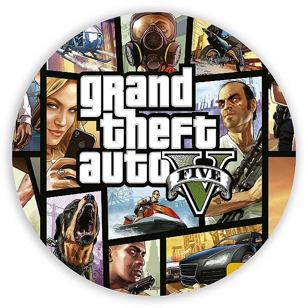 Painel Redondo - GTA - Sublimado 3D