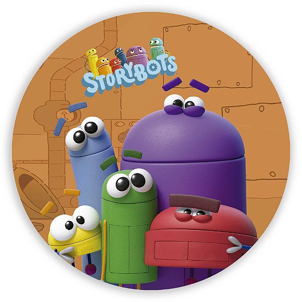 Painel Redondo - StoryBots - Sublimado 3D
