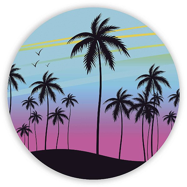 Painel Redondo - Tardezinha - Sublimado 3D