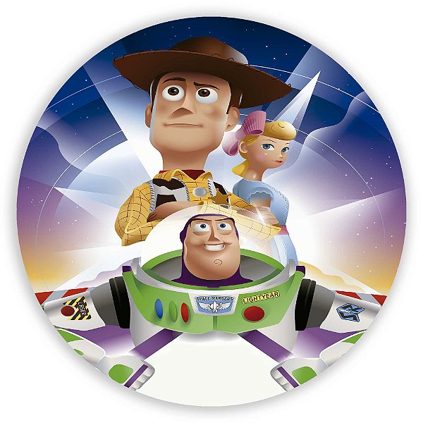 Painel Redondo - Toy Story - Sublimado 3D