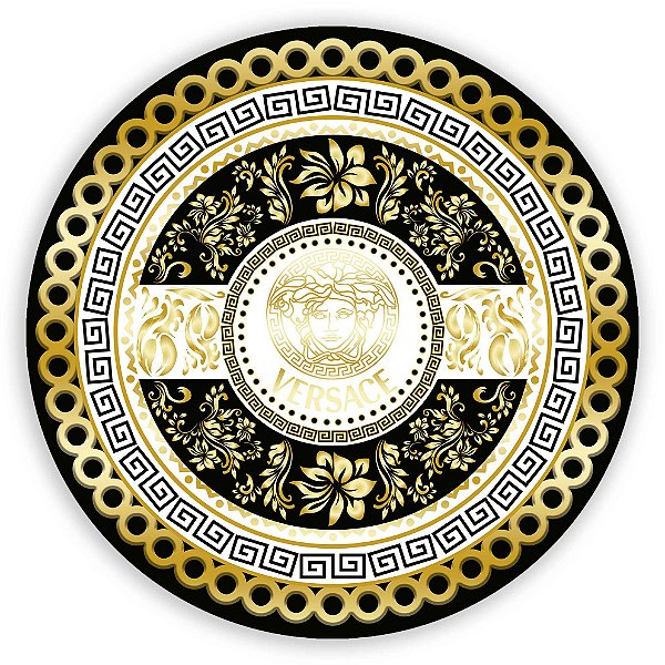 Painel Redondo - Versace - Sublimado 3D