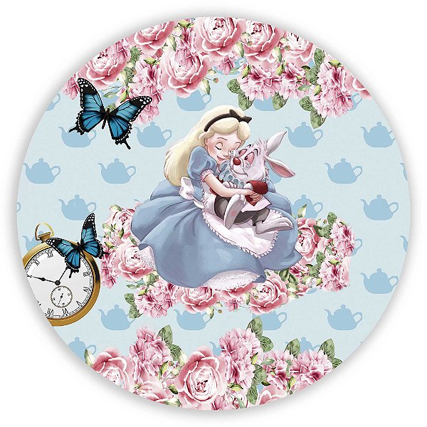 Painel Redondo - Alice - Sublimado 3D