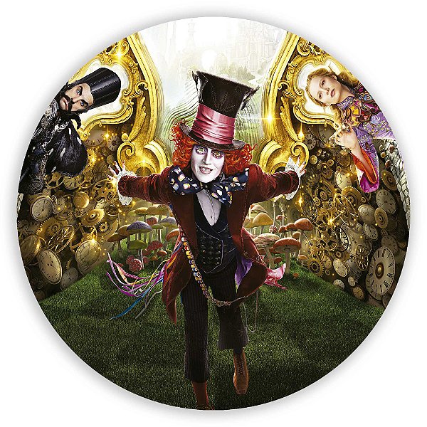 Painel Redondo - Alice - Sublimado 3D