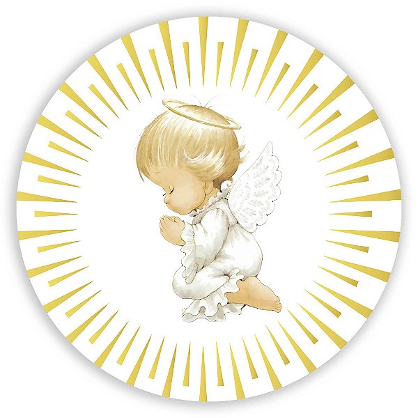 Painel Redondo - Anjo - Sublimado 3D