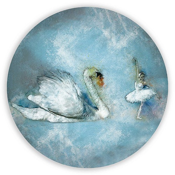 Painel Redondo - Bailarina - Sublimado 3D