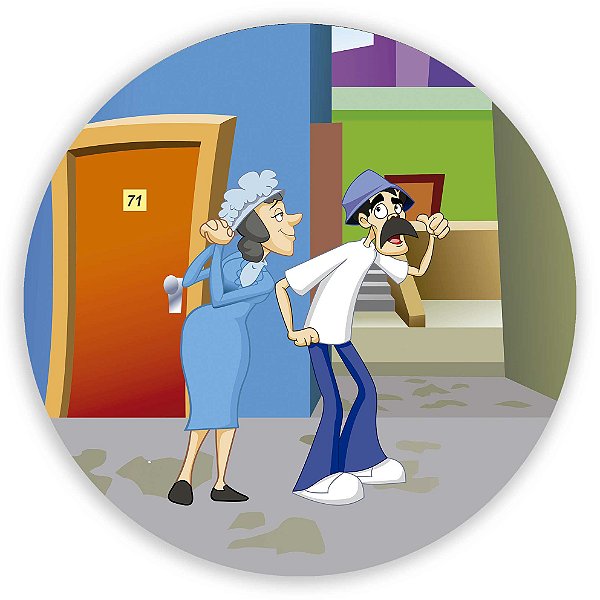 Painel Redondo - Chaves - Sublimado 3D