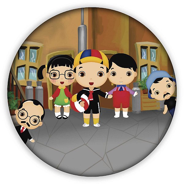 Painel Redondo - Chaves - Sublimado 3D