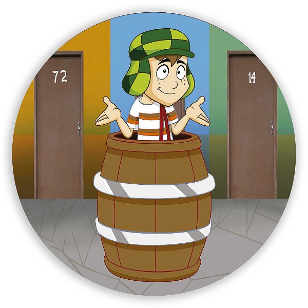 Painel Redondo - Chaves - Sublimado 3D