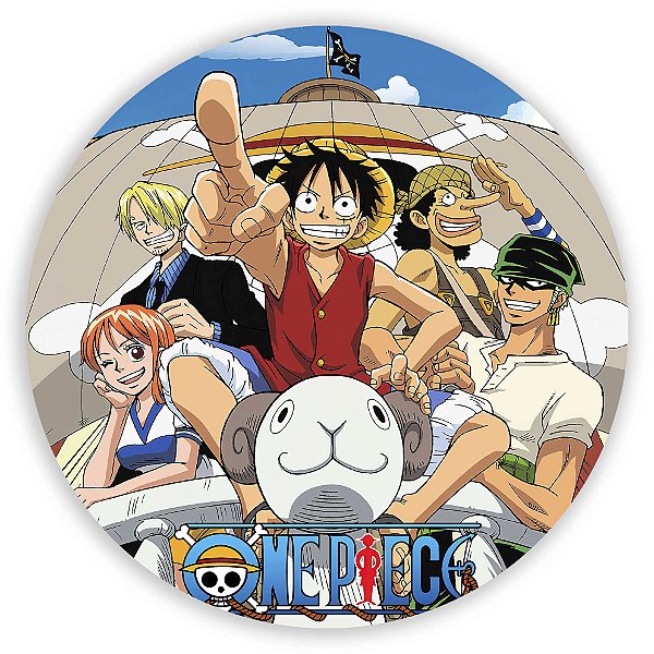 Painel Redondo - One Piece - Sublimado 3D
