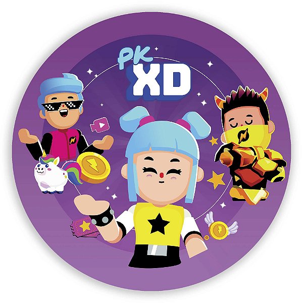 Painel Redondo - PK XD - Sublimado 3D