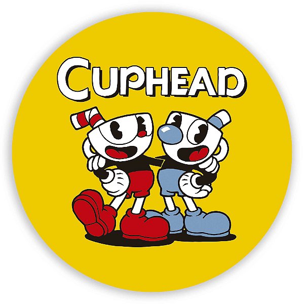 Painel Redondo - Cuphead - Sublimado 3D