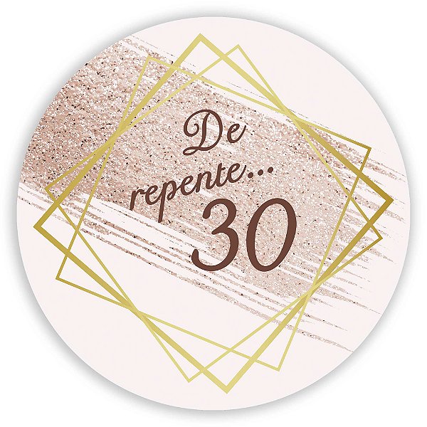 Painel Redondo - De Repente - Sublimado 3D