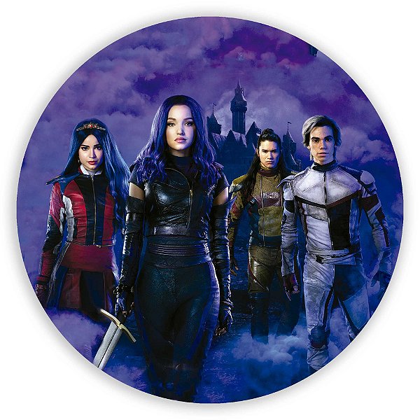Painel Redondo - Descendentes - Sublimado 3D