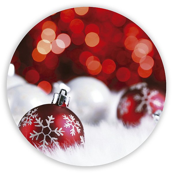 Painel Redondo - Natal  - Sublimado 3D