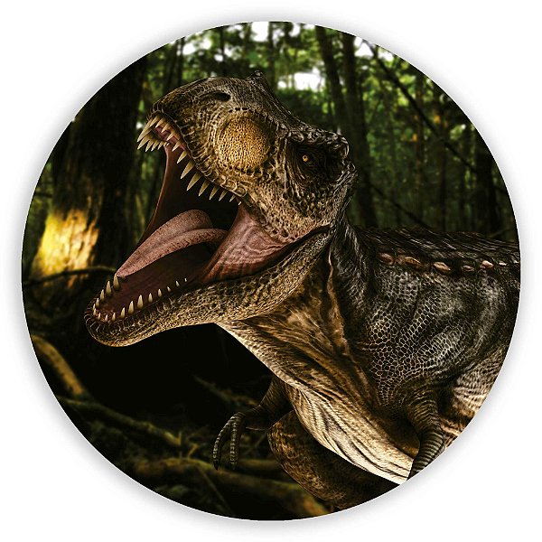 Painel Redondo - Dinossauro - Sublimado 3D