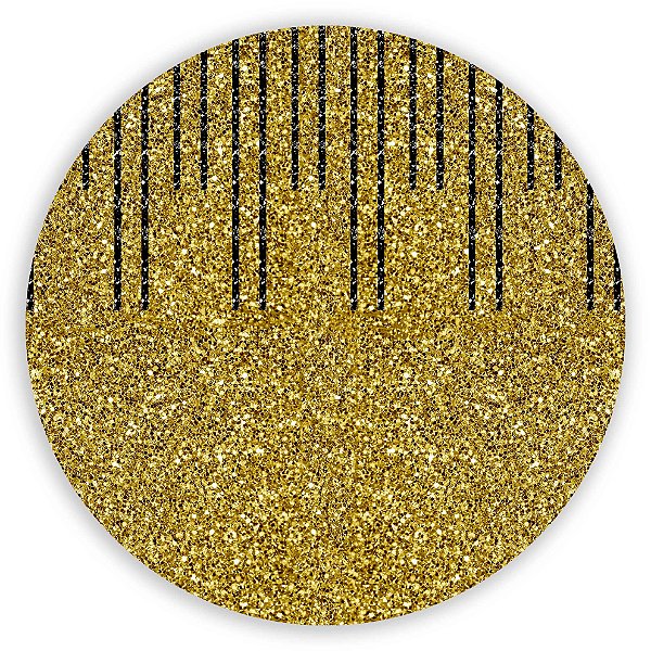 Painel Redondo - Glitter  - Sublimado 3D