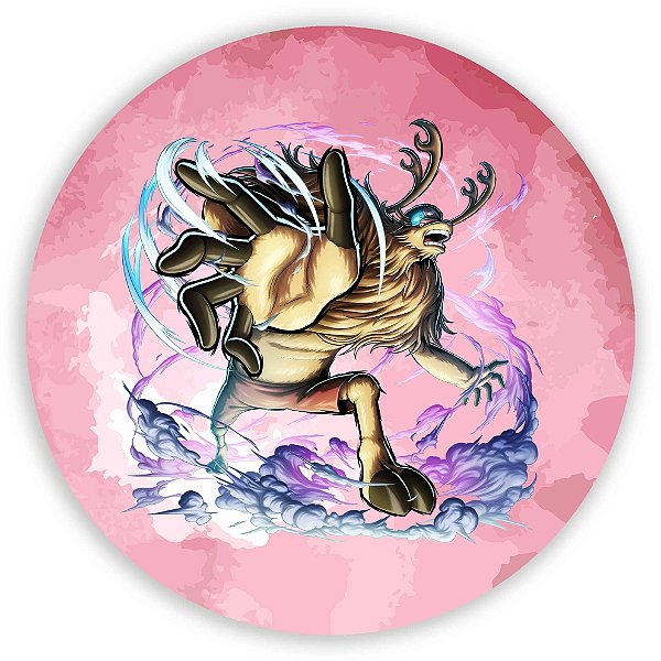 Painel Redondo - One Piece Chopper  - Sublimado 3D