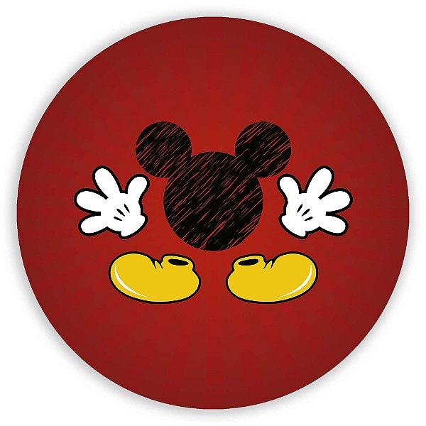 Painel Redondo - Mickey - Sublimado 3D