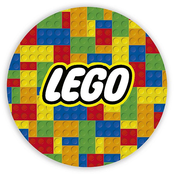 Painel Redondo - Lego - Sublimado 3D