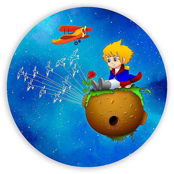 Painel Redondo - Pequeno Principe - Sublimado 3D