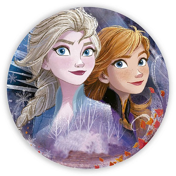 Painel Redondo - Frozen - Sublimado 3D