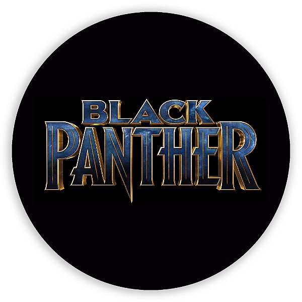 Painel Redondo - Pantera Negra - Sublimado 3D