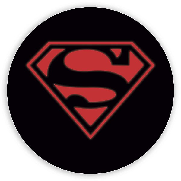 Painel Redondo - Super Homem - Sublimado 3D