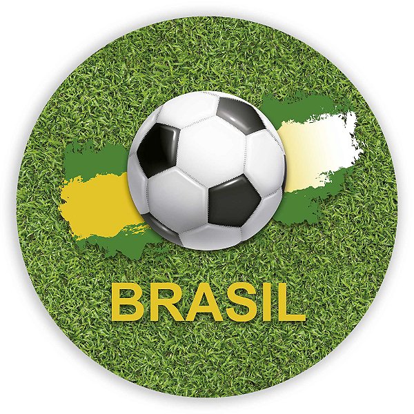 Painel Redondo - Brasil - Sublimado 3D