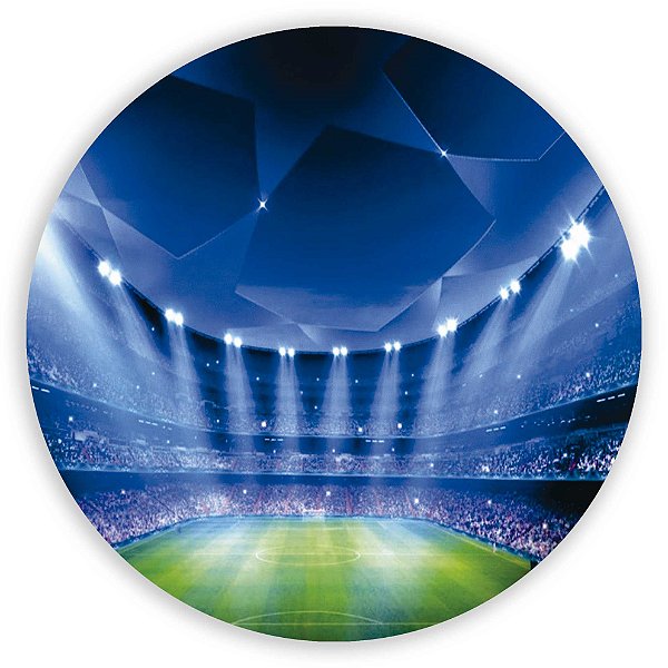 Painel Redondo - Futebol - Sublimado 3D