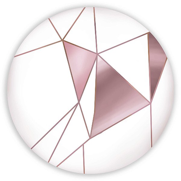 Painel Redondo - Geometrico - Sublimado 3D