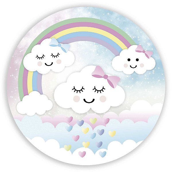Capa Mini Painel Sublimado - Chuva de Amor