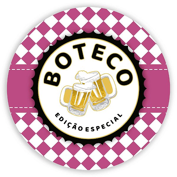 Mini Painel - Boteco Feminino - Sublimado 3D