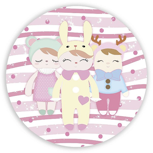 Mini Painel - Bonecas MeToo - Sublimado 3D