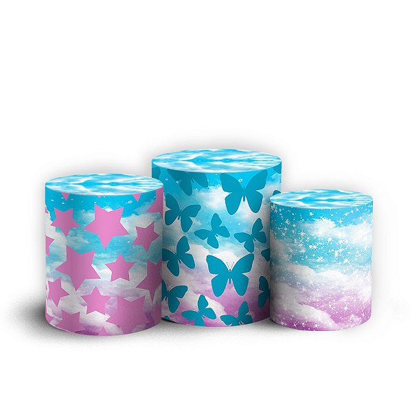 Capas Trio Cilindro Sublimado Vest Facil - Lol Surprise