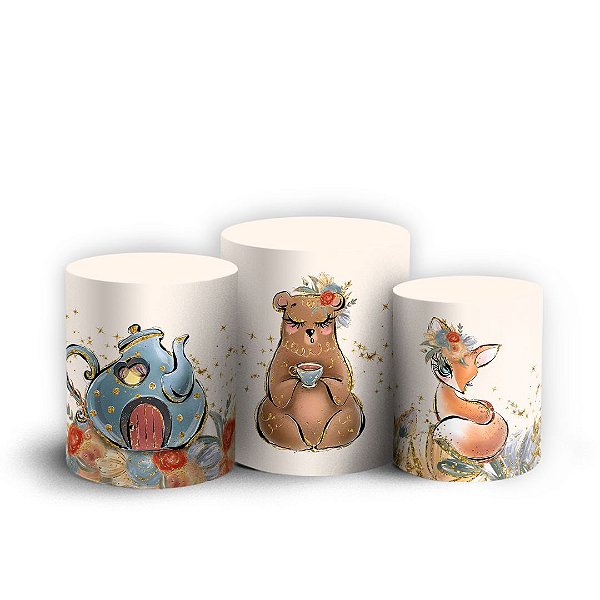 Capas Trio Cilindro Sublimado Vest Facil - Fada