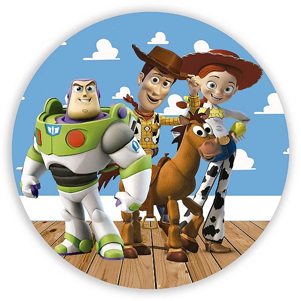 Painel Redondo - Toy Story - Sublimado 3D