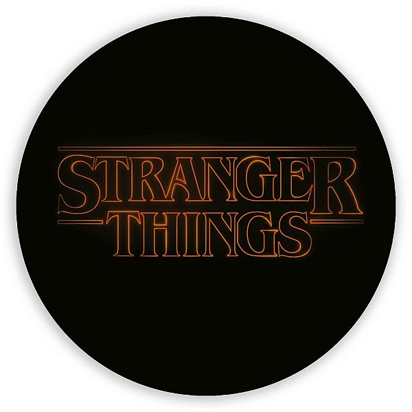Painel Redondo - Stranger Things - Sublimado 3D