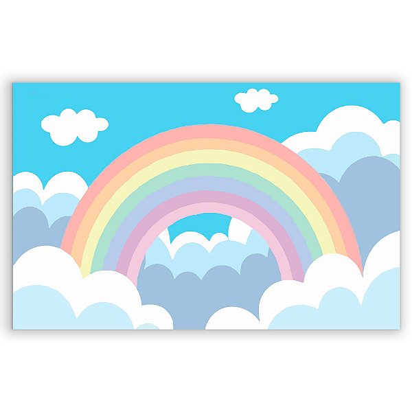 Capa Painel Retangular Sublimado - Arco Iris