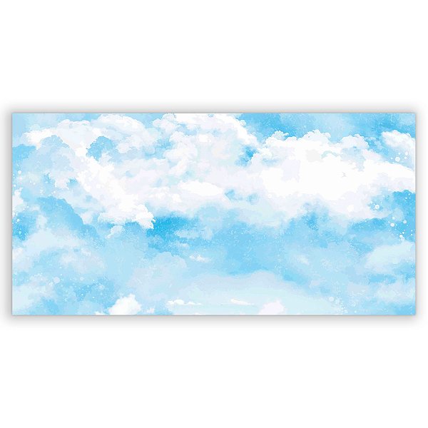 Capa Painel Retangular Sublimado - Nuvem