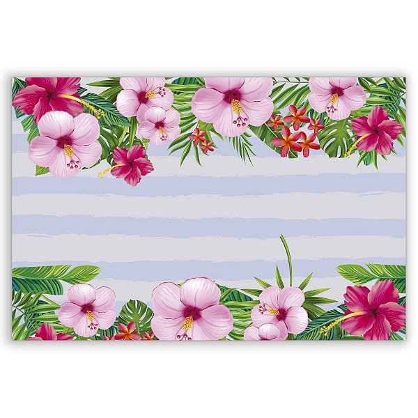 Painel Retangular - Floral - Sublimado 3D
