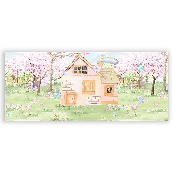 Capa Painel Retangular Sublimado - Casa