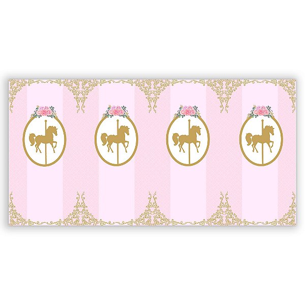 Capa Painel Retangular Sublimado - Carrossel