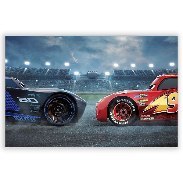 Capa Painel Retangular Sublimado - Carros